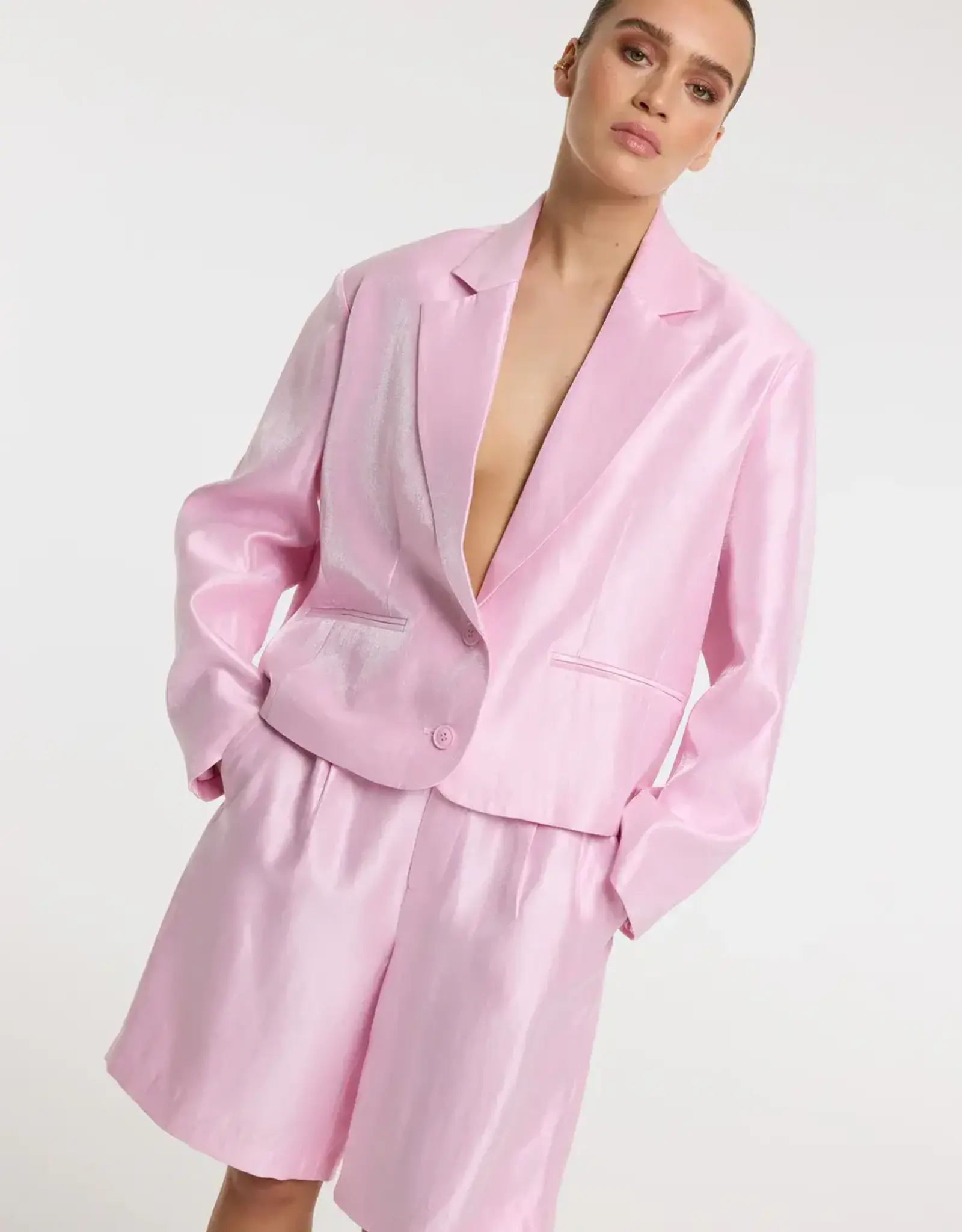 Refined Department Blazer 'Jackie' - Soft Pink - Refined Department