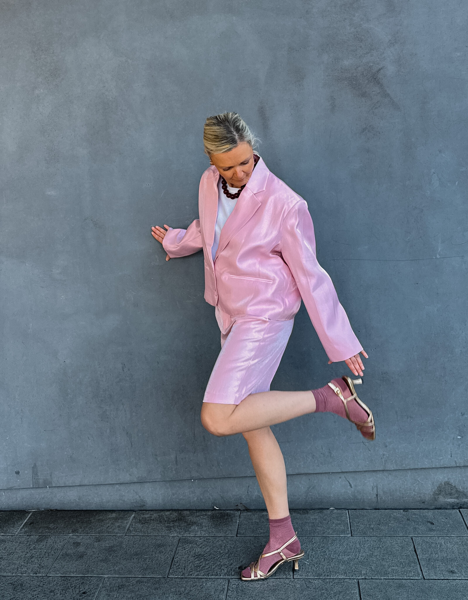 Refined Department Bermuda 'Puma' - Soft Pink - Refined Department