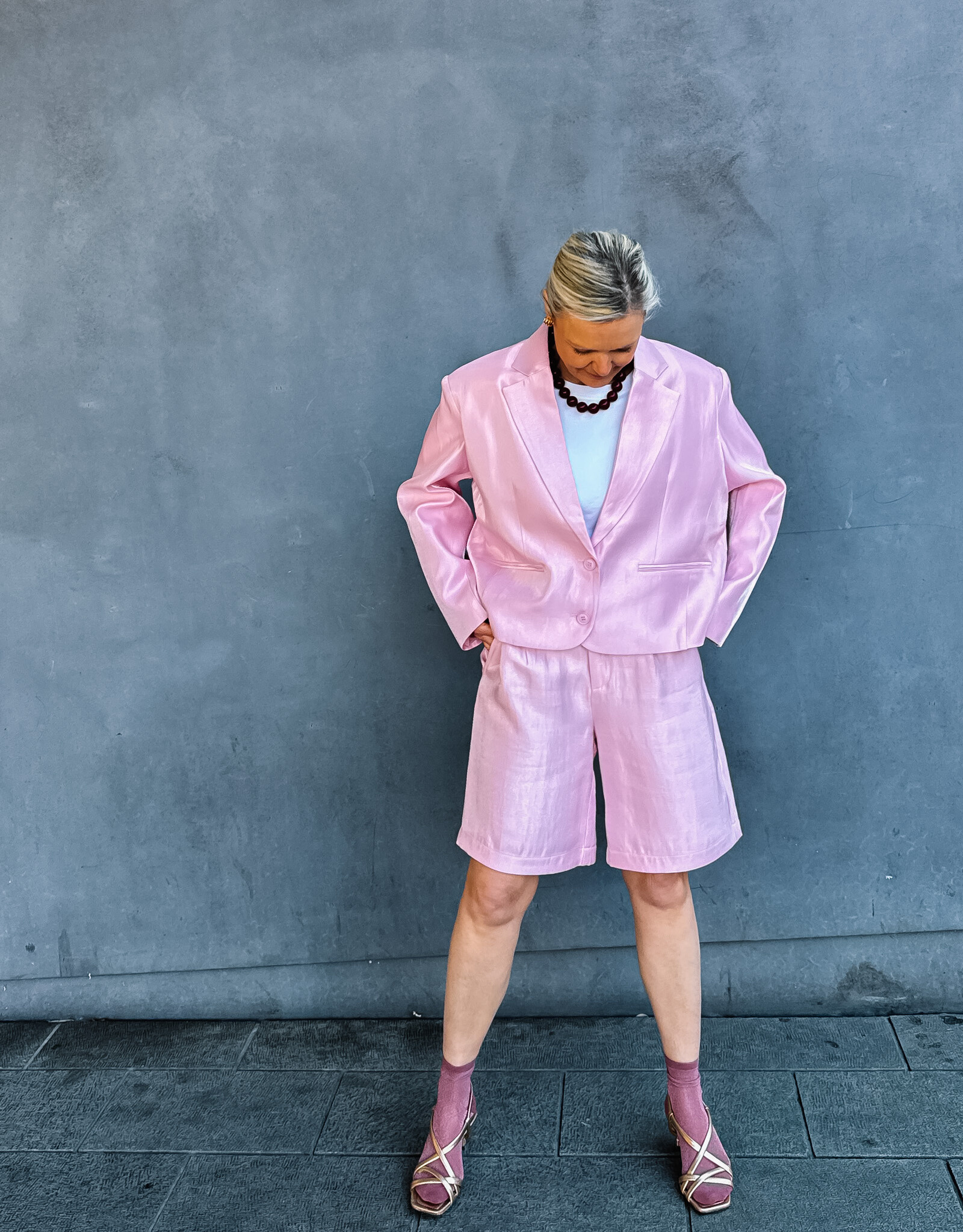 Refined Department Bermuda 'Puma' - Soft Pink - Refined Department