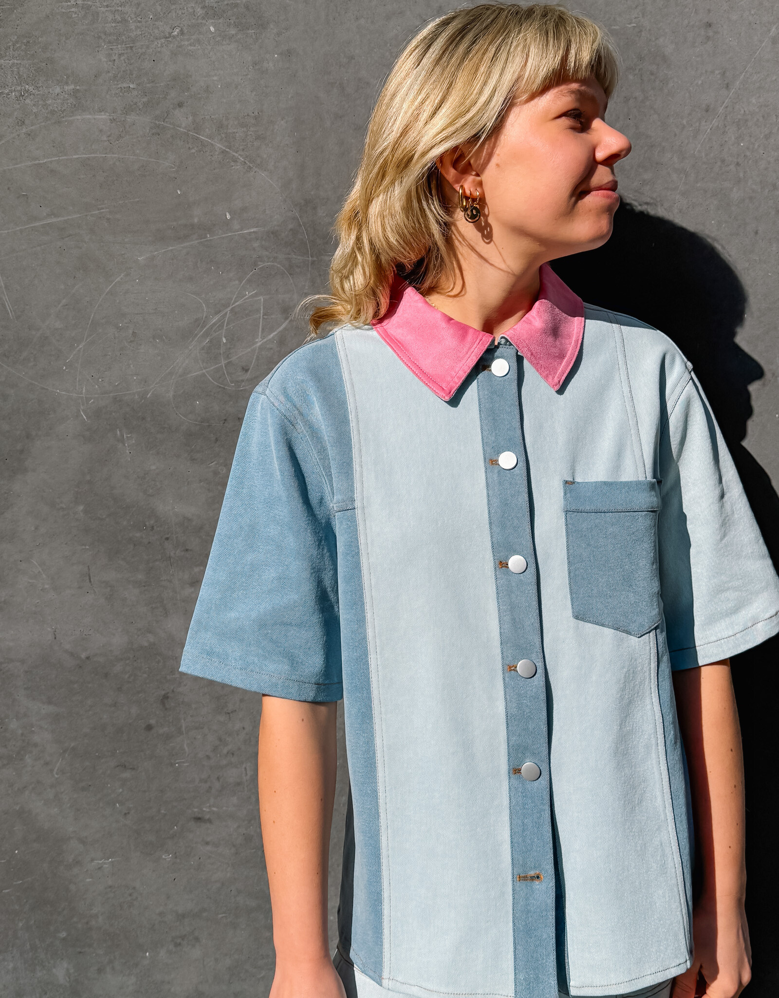 Studio Amaya Hemd 'Indy' - Blue - Studio Amaya