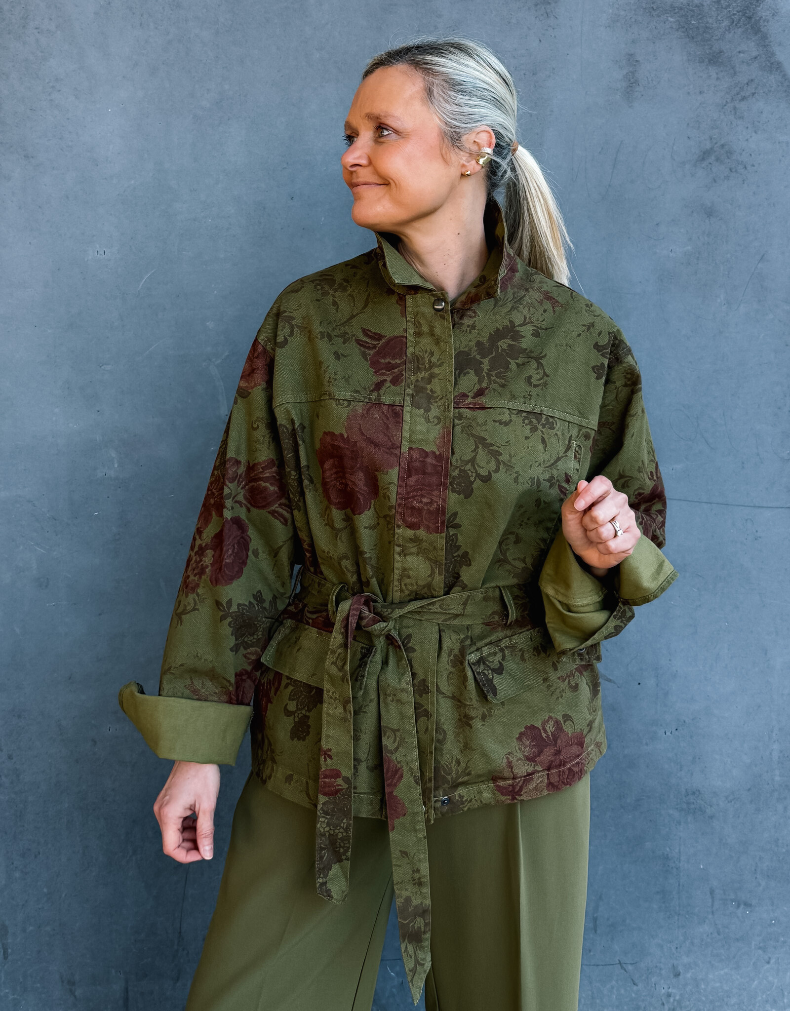 The Golden House - Garc Jacket 'Floor' - Kaki - One Size