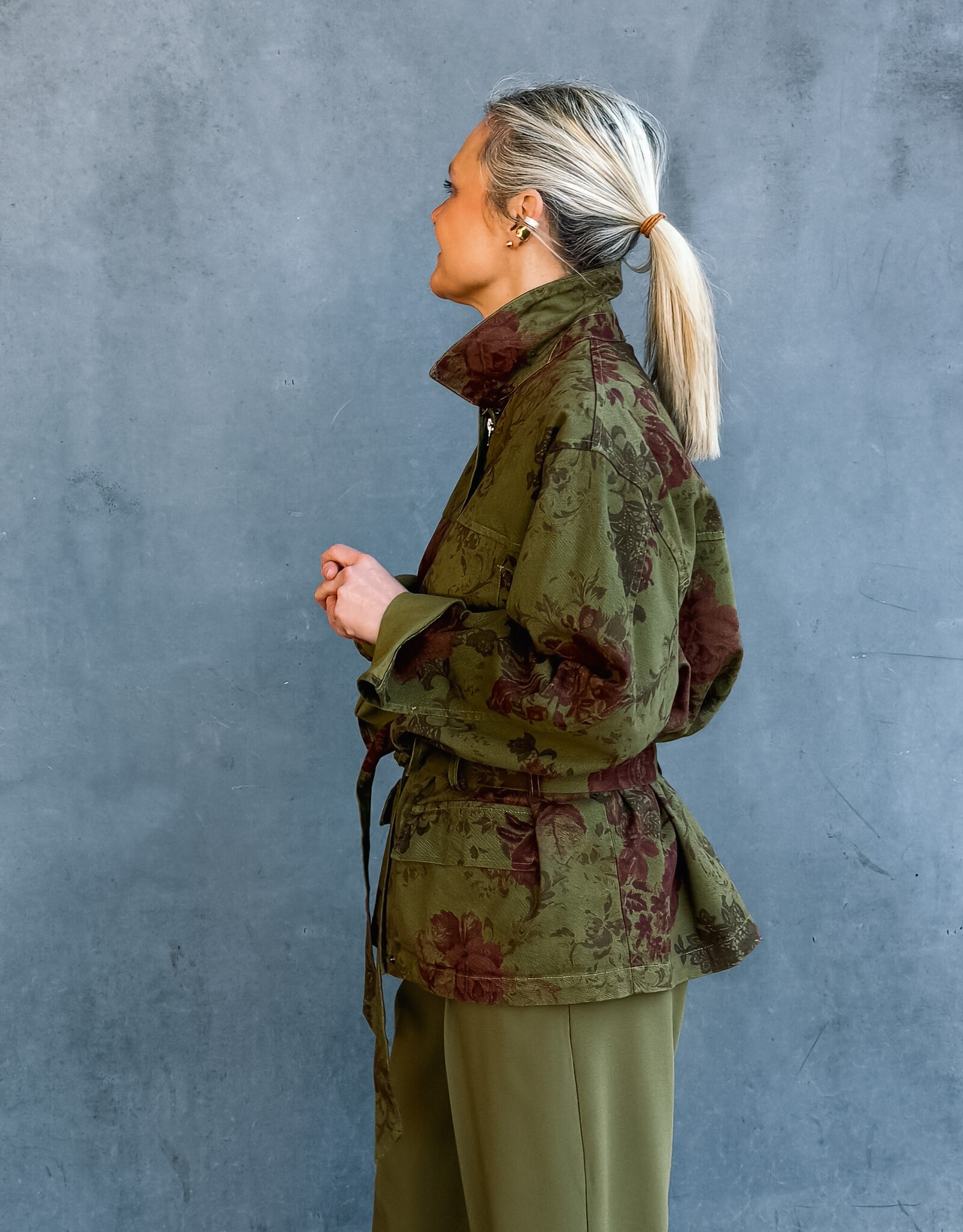 The Golden House - Garc Jacket 'Floor' - Kaki - One Size