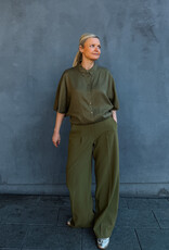 Another Label Blouse 'Rlia' - Martini Olive - Another-Label