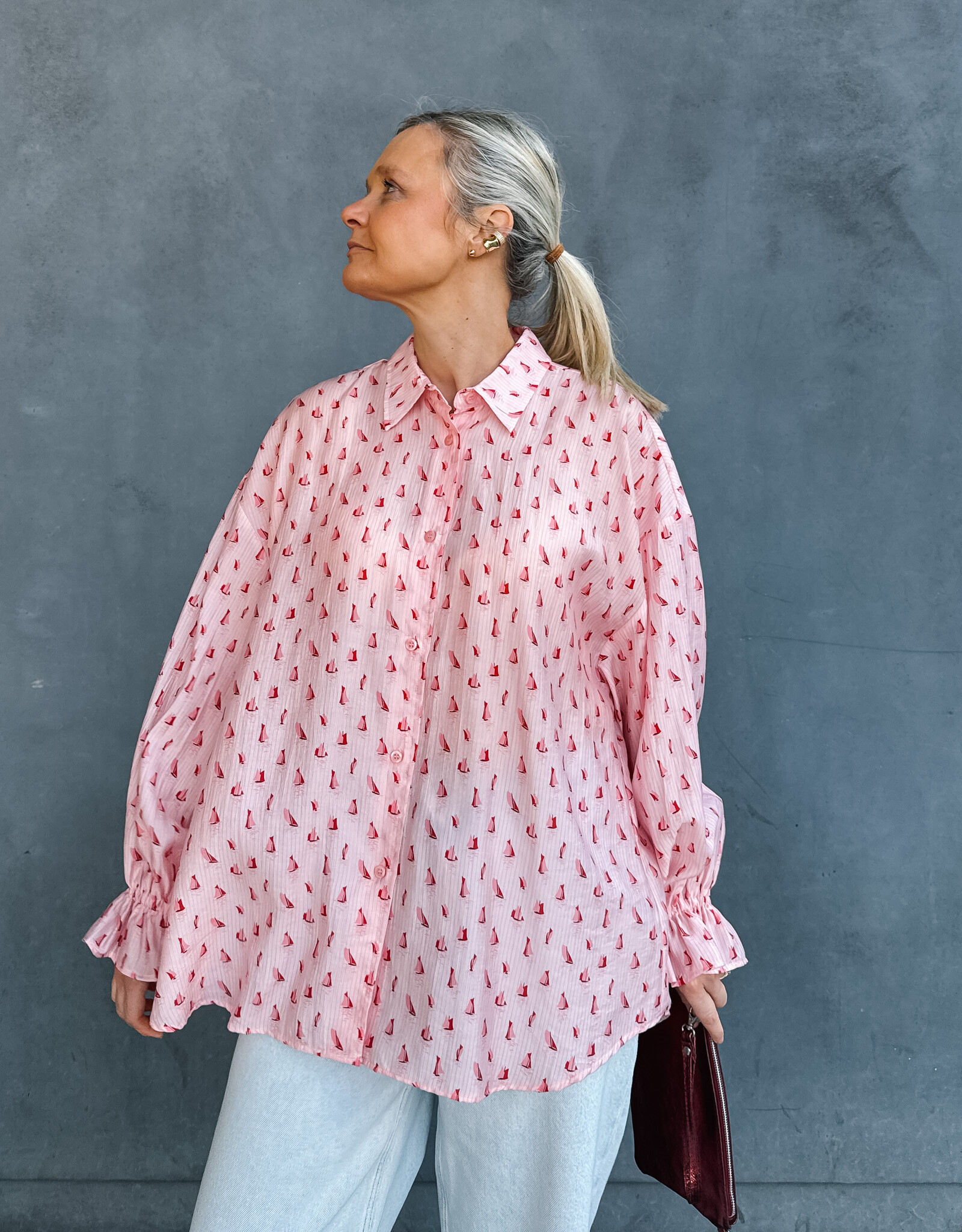 American Vintage Blouse 'Zivow' - Celestine - Ziv06C - American Vintage