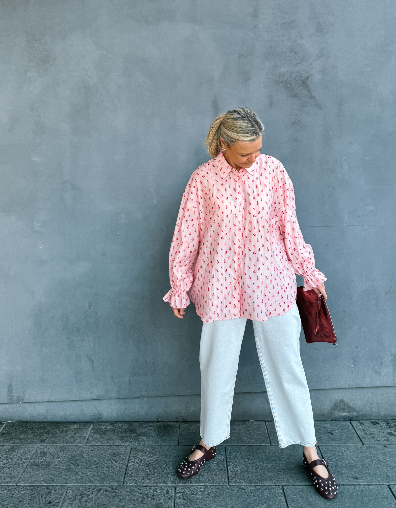 American Vintage Blouse 'Zivow' - Celestine - Ziv06C - American Vintage