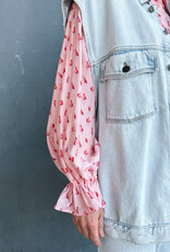 American Vintage Blouse 'Zivow' - Celestine - Ziv06C - American Vintage