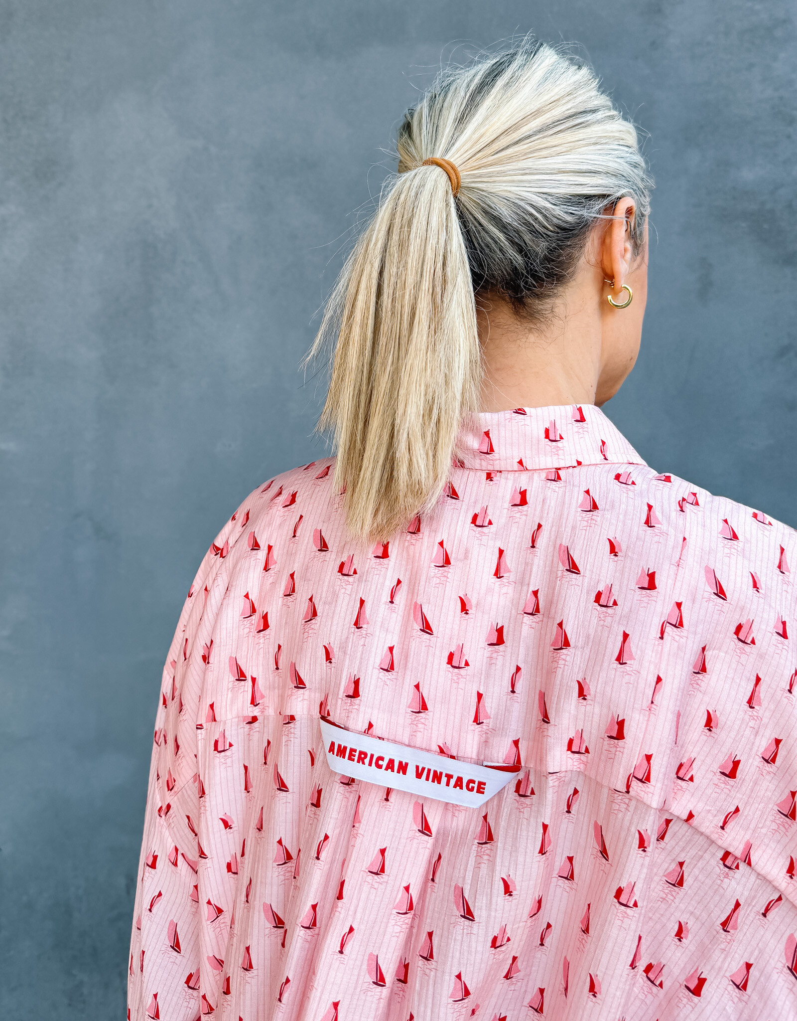 American Vintage Blouse 'Zivow' - Celestine - Ziv06C - American Vintage