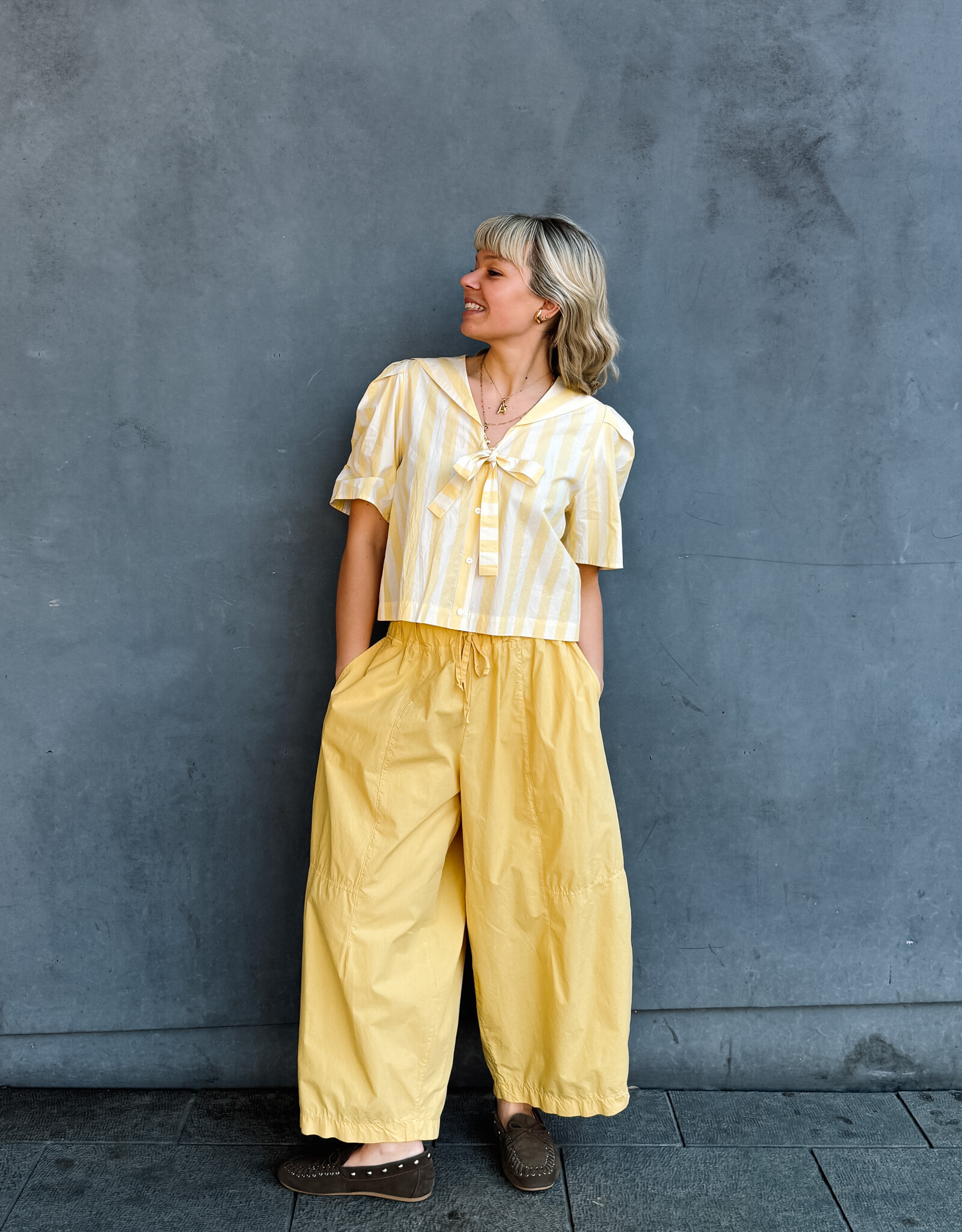 The Golden House Joh Broek Barrel 'Elodie' - Banana - TU