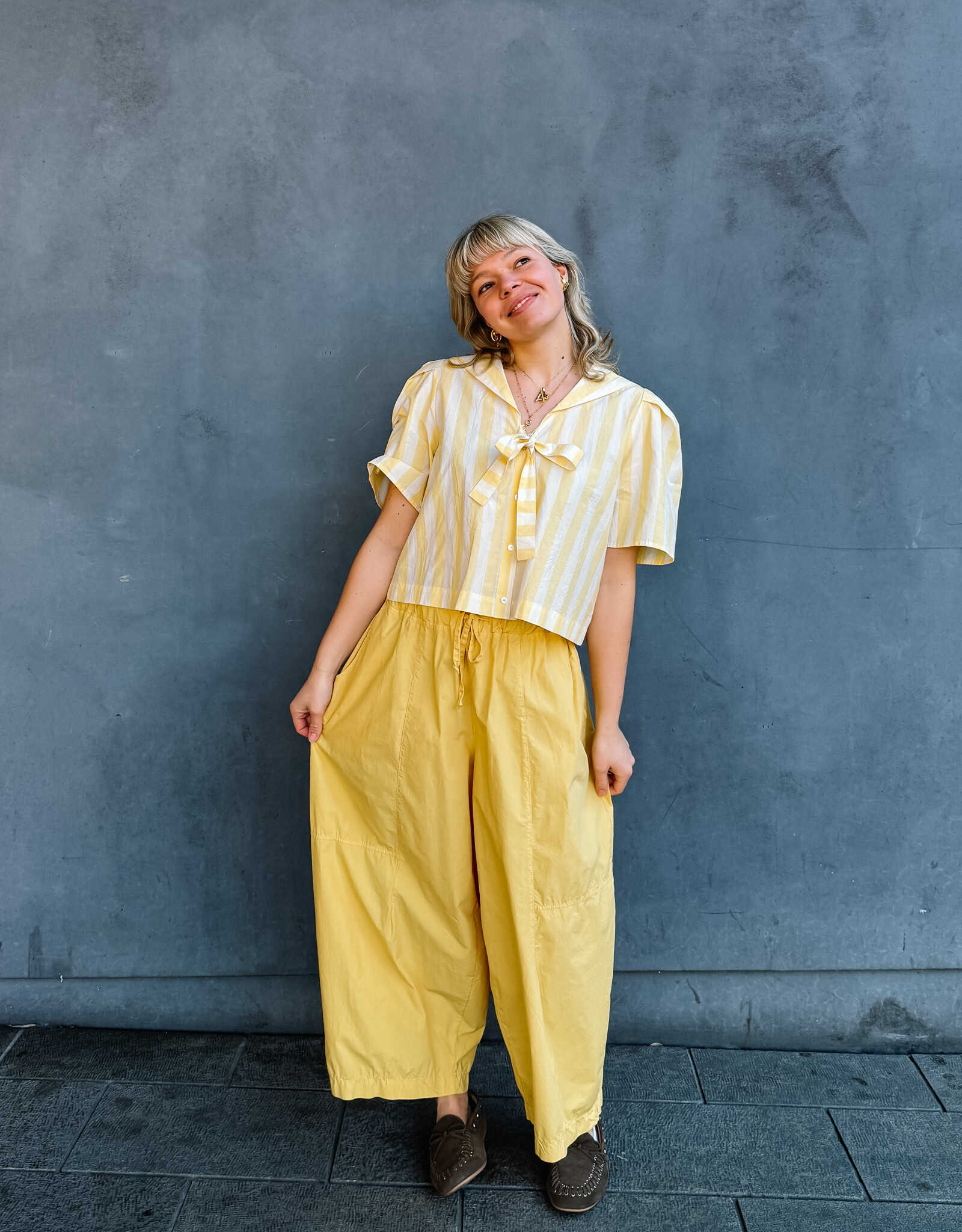 The Golden House Joh Broek Barrel 'Elodie' - Banana - TU