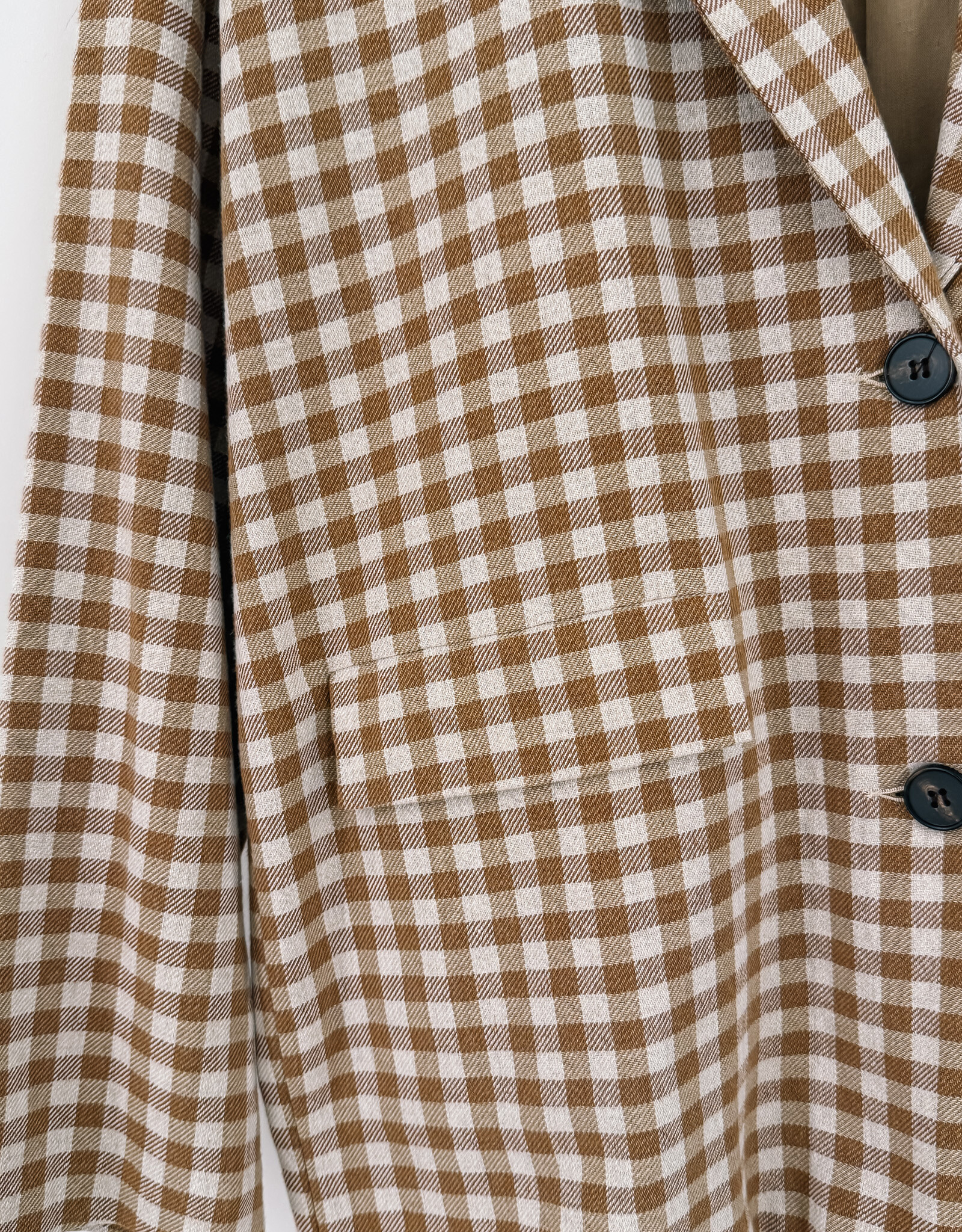 The Golden House Joh Blazer 'Kaat' - Carreaux Camel - TU
