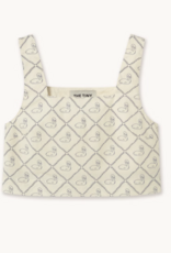 The Tiny Big Sister Top 'Swans' - Light Cream - The Tiny Big Sister