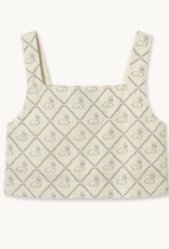 The Tiny Big Sister Top 'Swans' - Light Cream - The Tiny Big Sister