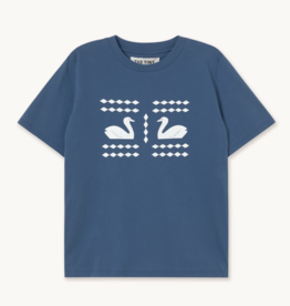 The Tiny Big Sister T-Shirt 'Doves' - Light Navy - The Tiny Big Sister