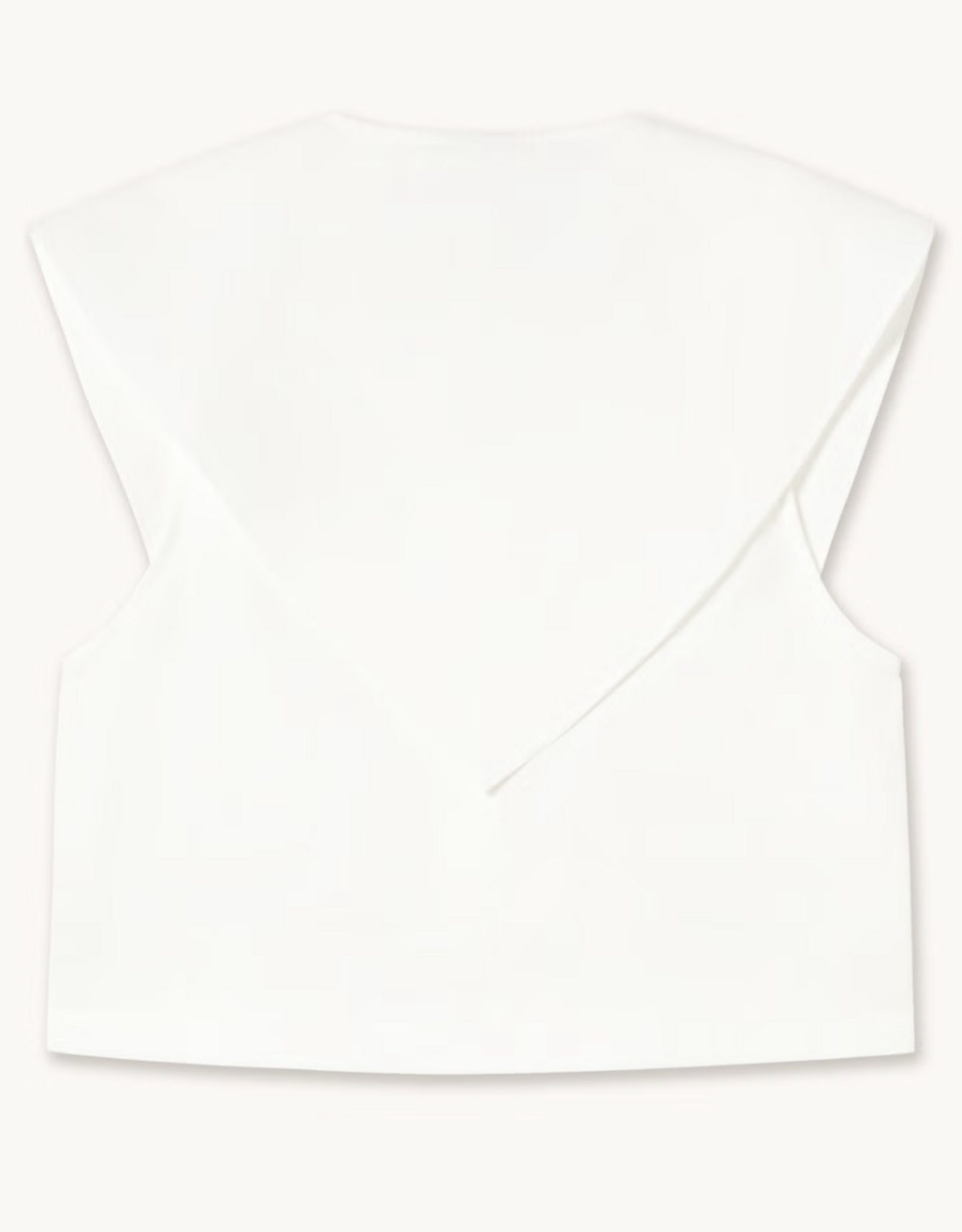 The Tiny Big Sister Top 'Scarf Neck'  - Off White - The Tiny Big Sister