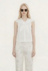 The Tiny Big Sister Top 'Scarf Neck'  - Off White - The Tiny Big Sister