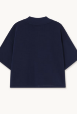 The Tiny Big Sister Polo 'Swans' - Navy -  The Tiny Big Sister