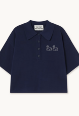 The Tiny Big Sister Polo 'Swans' - Navy -  The Tiny Big Sister