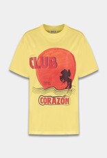 Harper&Yve T-Shirt  'Clubcorazon' - Light Yellow - Harper&Yve