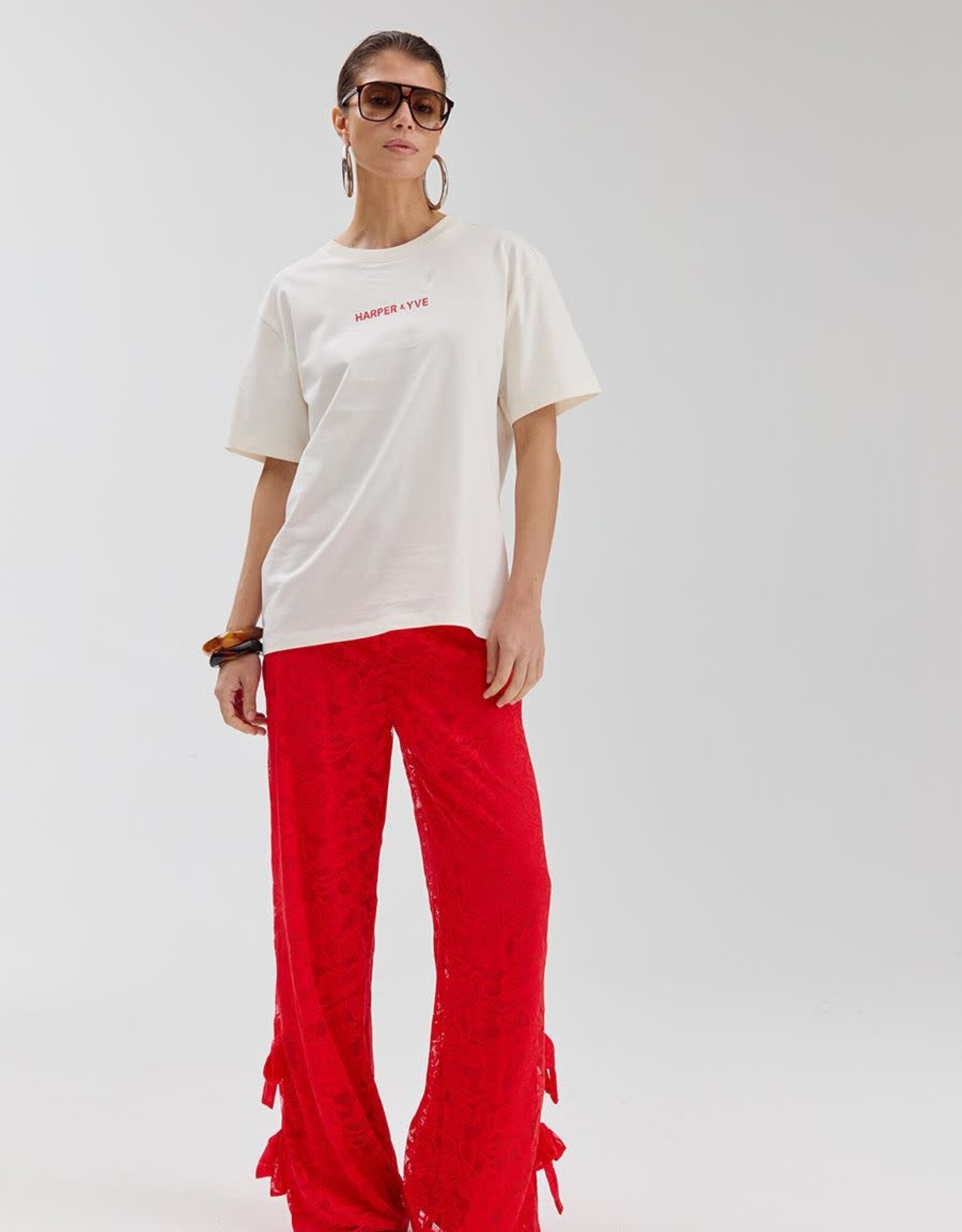 Harper&Yve T-Shirt  'Mexicanback' - Ecru - Harper&Yve