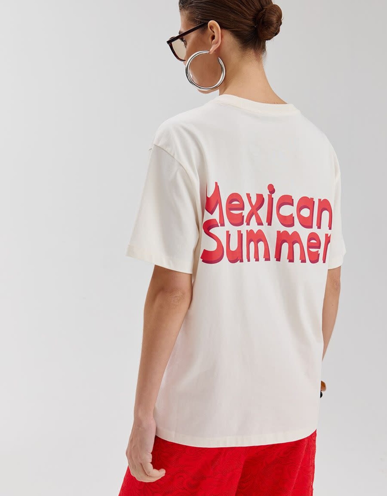 Harper&Yve T-Shirt  'Mexicanback' - Ecru - Harper&Yve