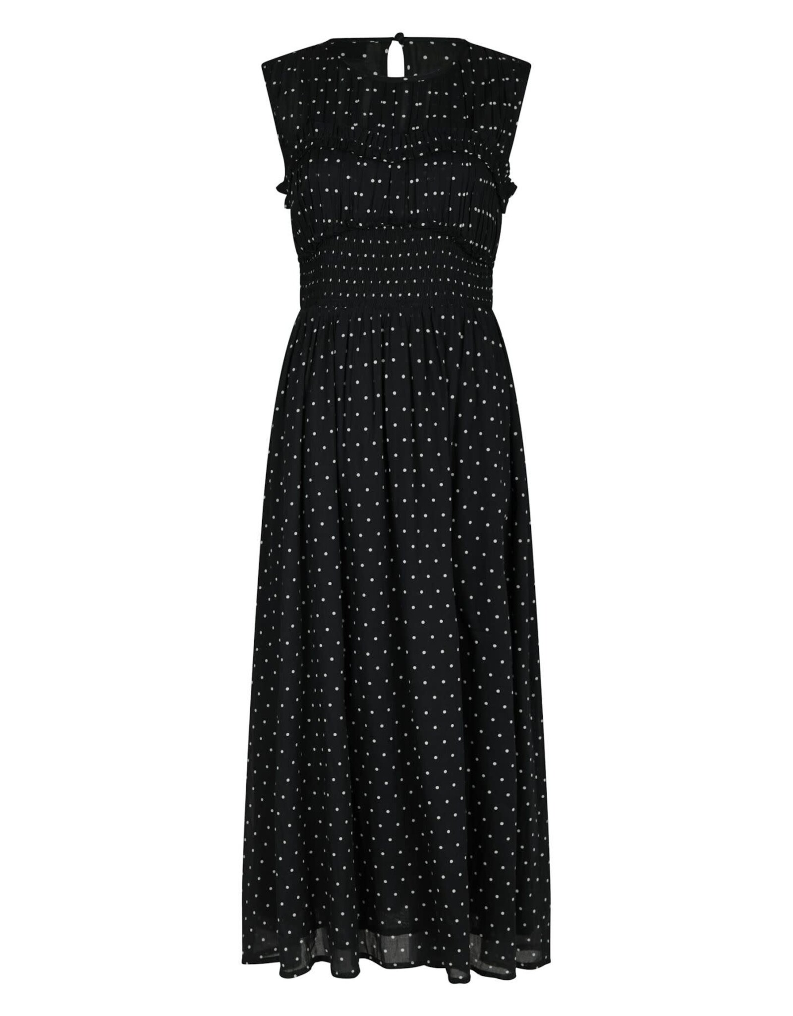 Jurk Dot 'Myrna' - Navy - Neo Noir