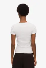 Colorful Standard T-Shirt 'Organic Rib SS' - Snow Melange  - Colorful Standard