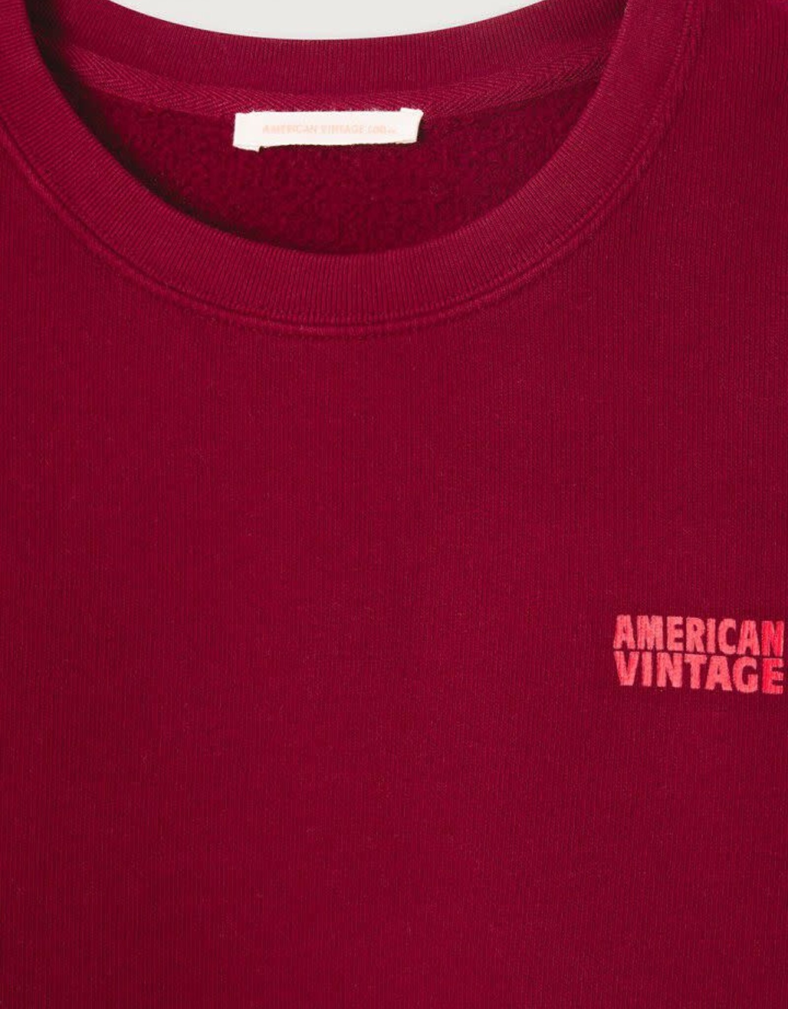 American Vintage Sweater 'Izubird' - Cerisier Vintage - Izu03A - American Vintage