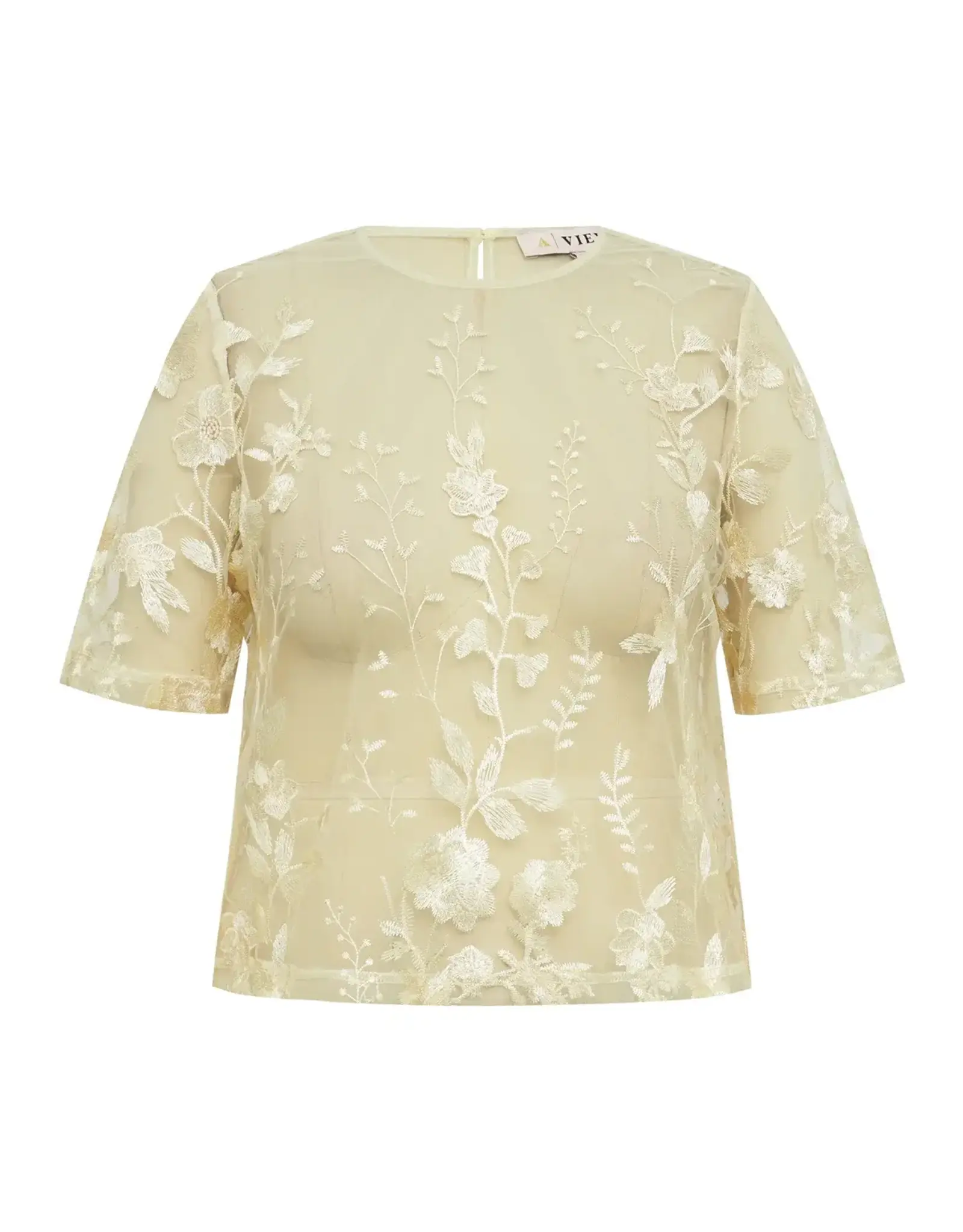 A view Blouse 'Fuchsia' - Pale Yellow - A View