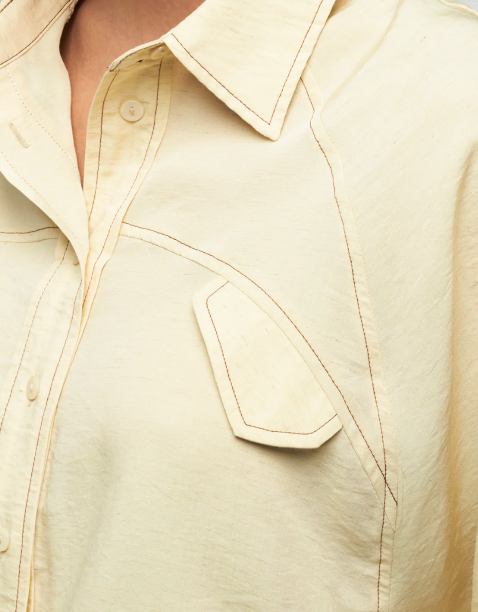 The Golden House Ad Blouse 'Western' - Ivoire - Adoré