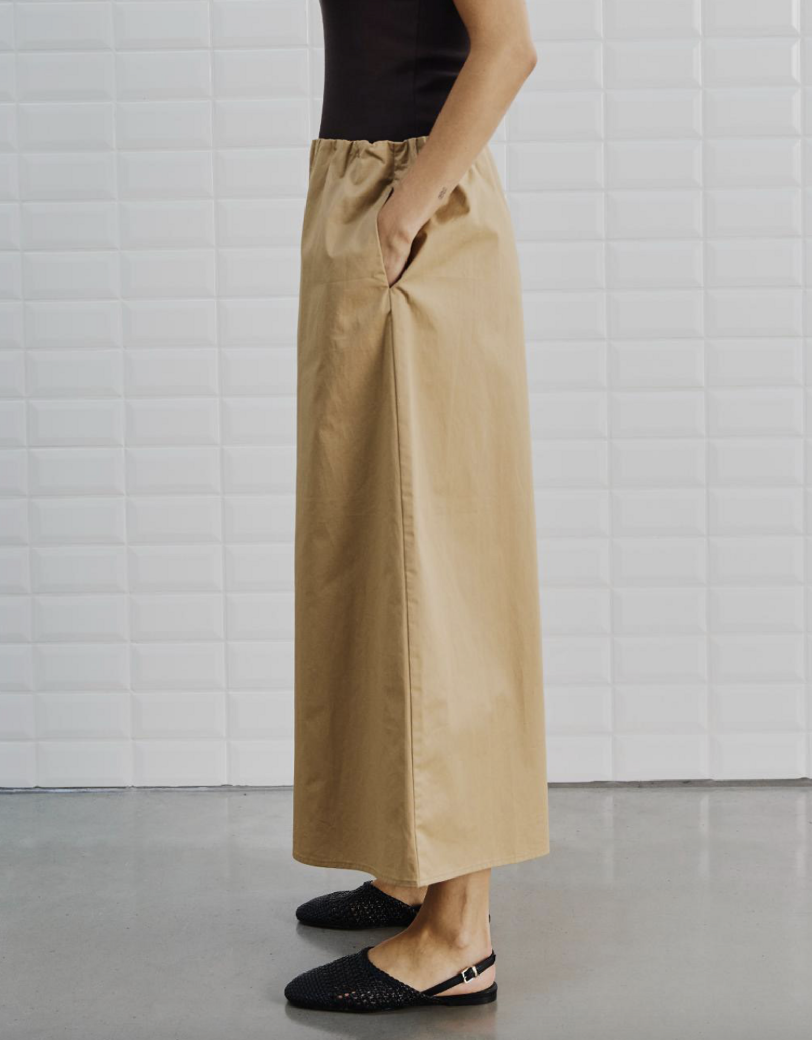Withblack Culotte 'Lara'  - Summer Camel - Withblack