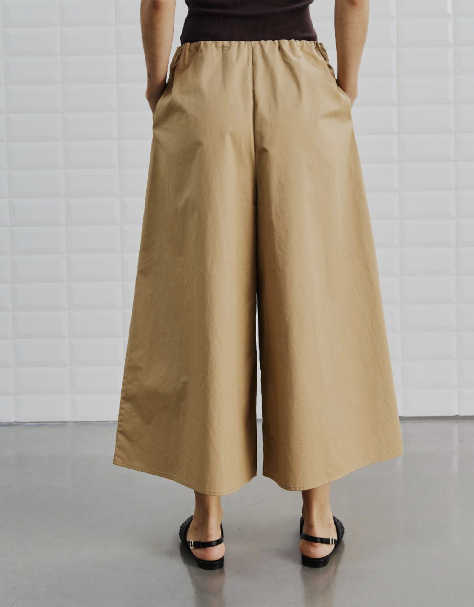 Withblack Culotte 'Lara'  - Summer Camel - Withblack