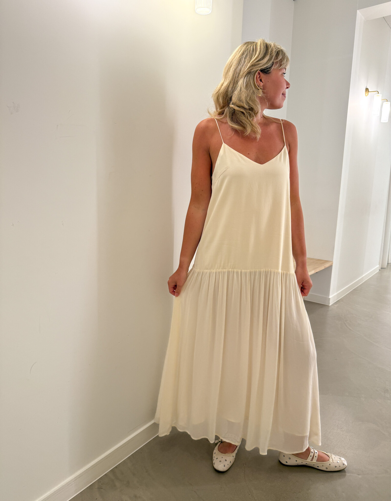 Suncoo Jurk 'Carlota' - Creme - Suncoo