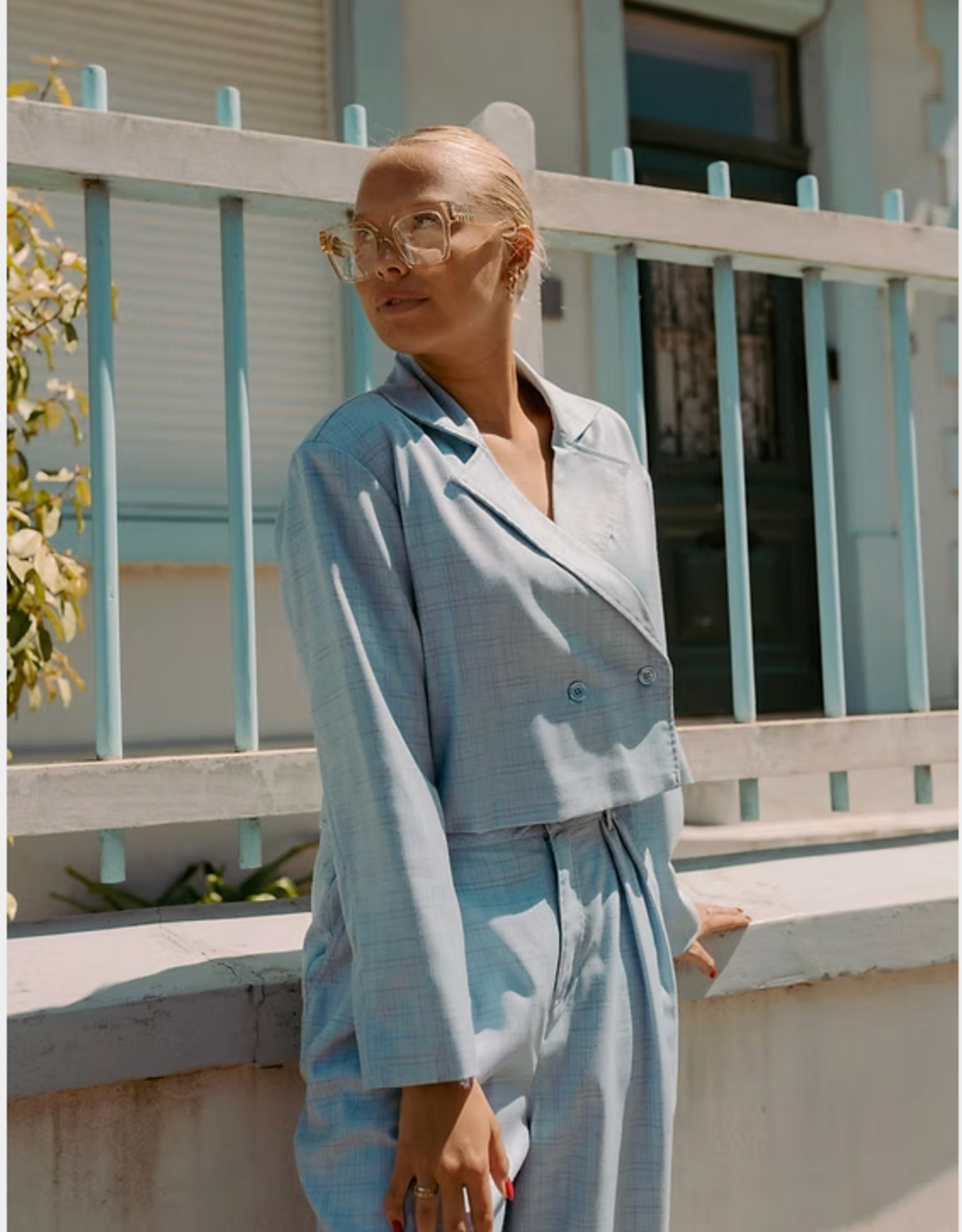 Monré Broek 'Ivy' - Blauw - Monré