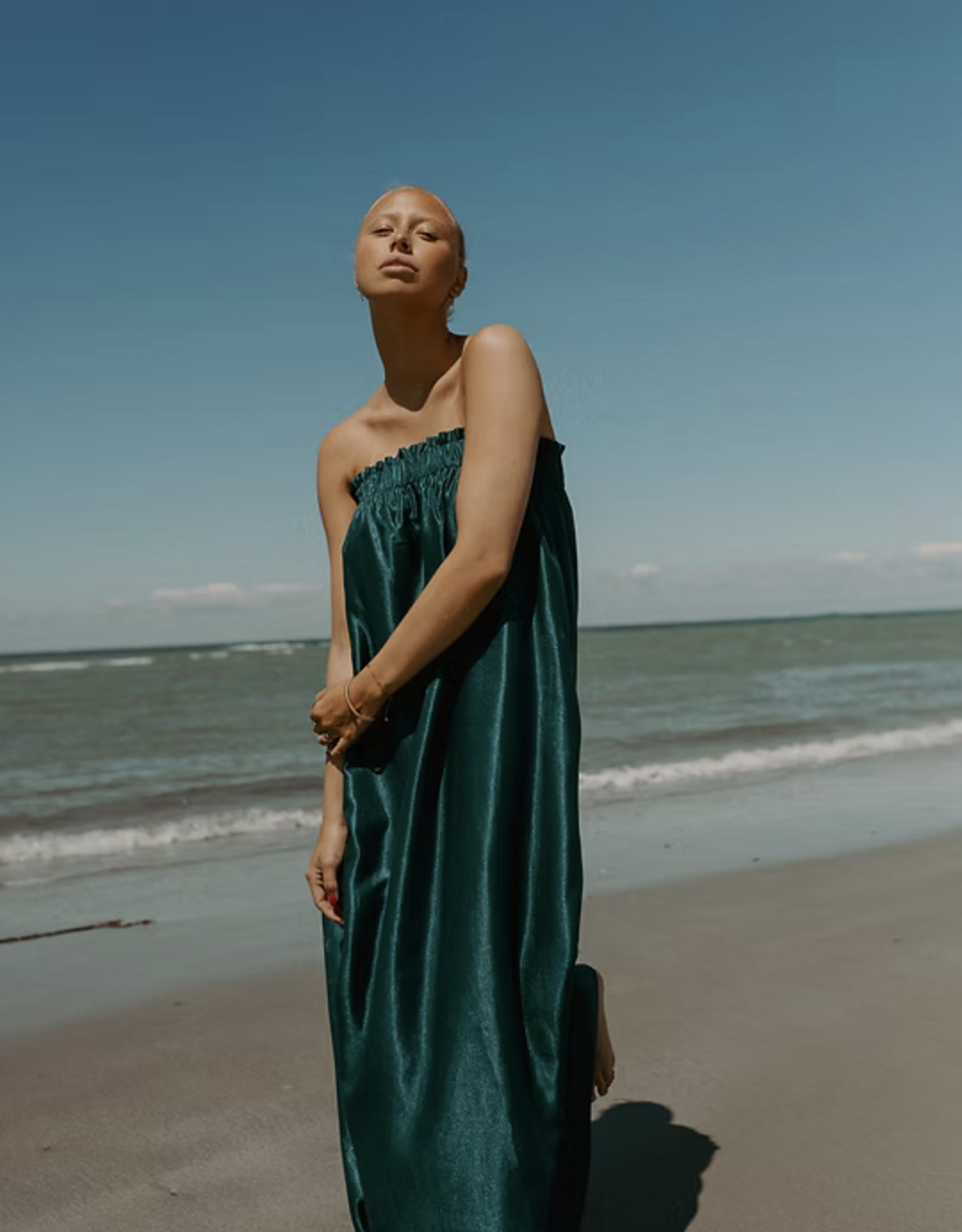 Monré Jurk 'Felice' - Blue - Monré