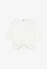 Catwalk Junkie T-Shirt 'Strap Detail' - Off White - Catwalk Junkie