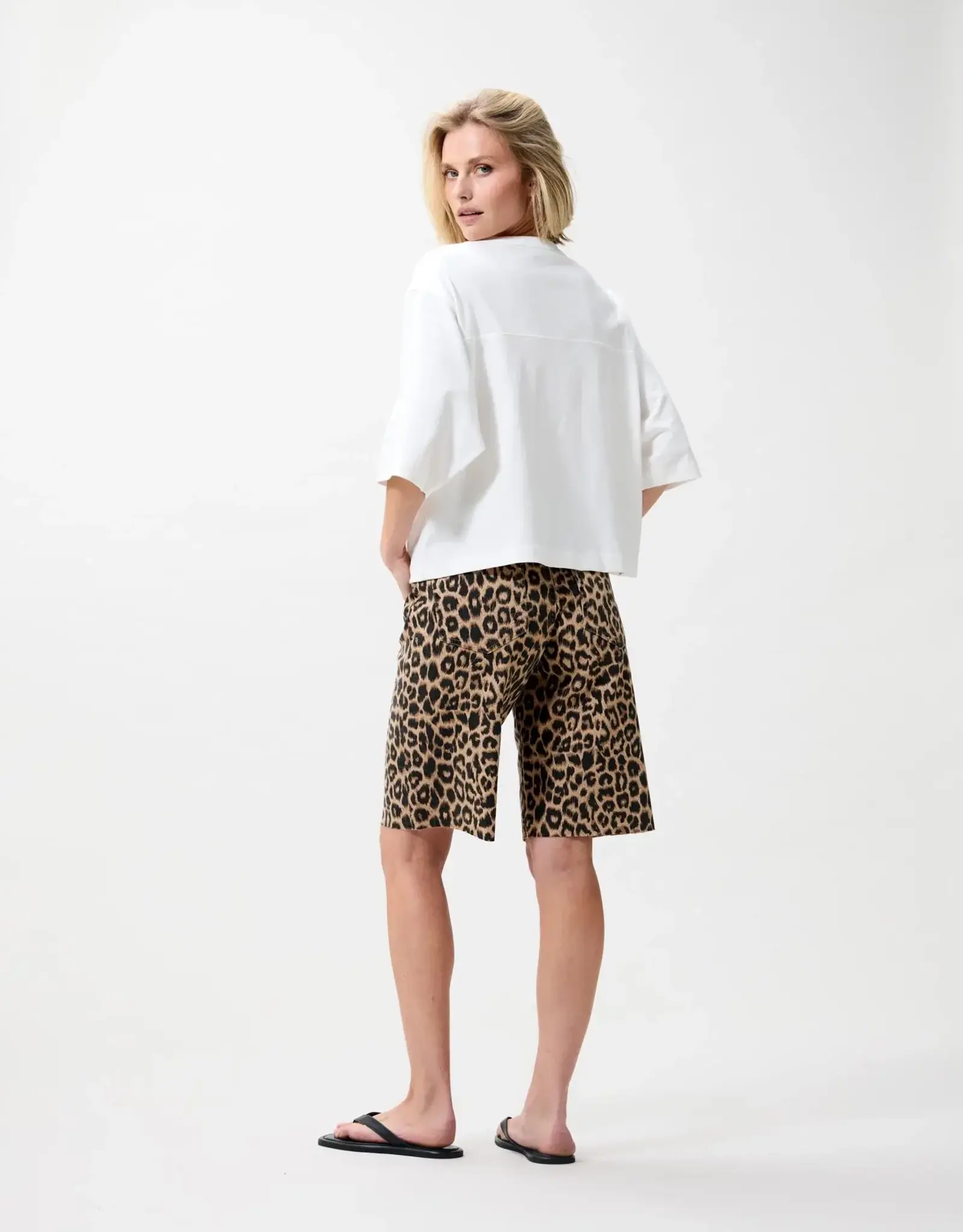 Catwalk Junkie T-Shirt 'Strap Detail' - Off White - Catwalk Junkie