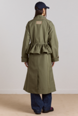 Damson Madder Trench 'Myrtle' - Sage - Damson Madder