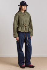 Damson Madder Trench 'Myrtle' - Sage - Damson Madder