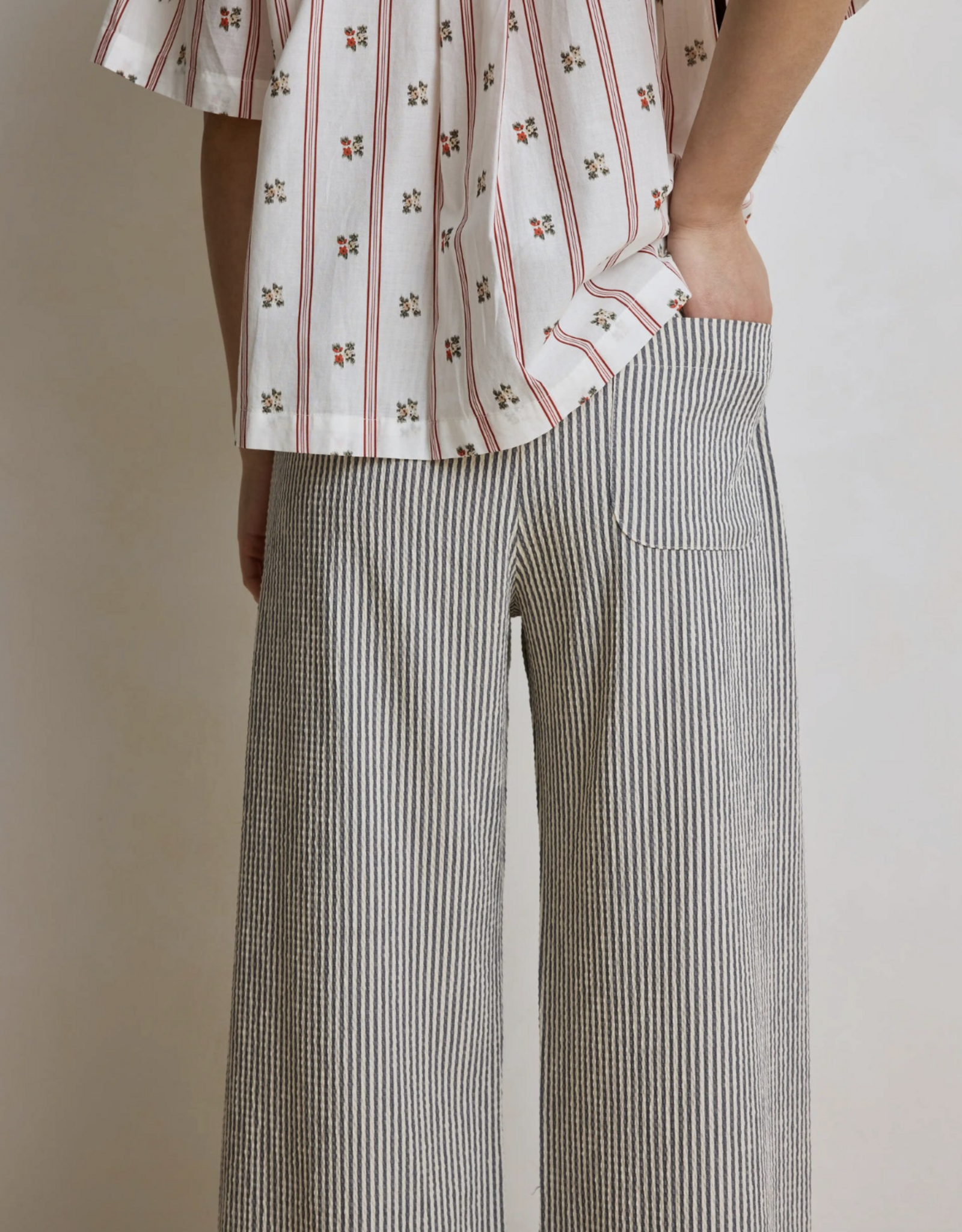 Hod Paris Broek Stripe 'Jim' - Carbon - Hod Paris