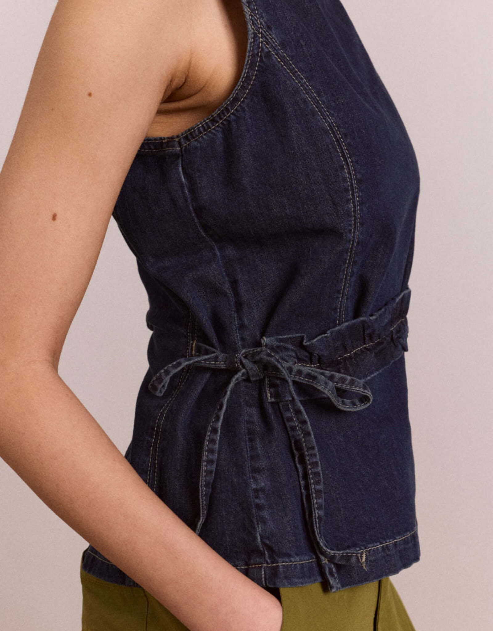 Damson Madder Top 'Maxime' - Dark Indigo - Damson Madder