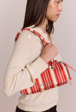 Damson Madder Bag Bowler 'Renne' - Cherry Deck Chair Stripe - Damson Madder