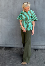 Hod Paris Broek 'Jeanne' - Kaki - Hod Paris