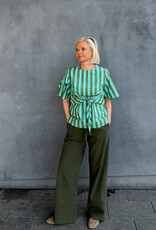 Hod Paris Broek 'Jeanne' - Kaki - Hod Paris