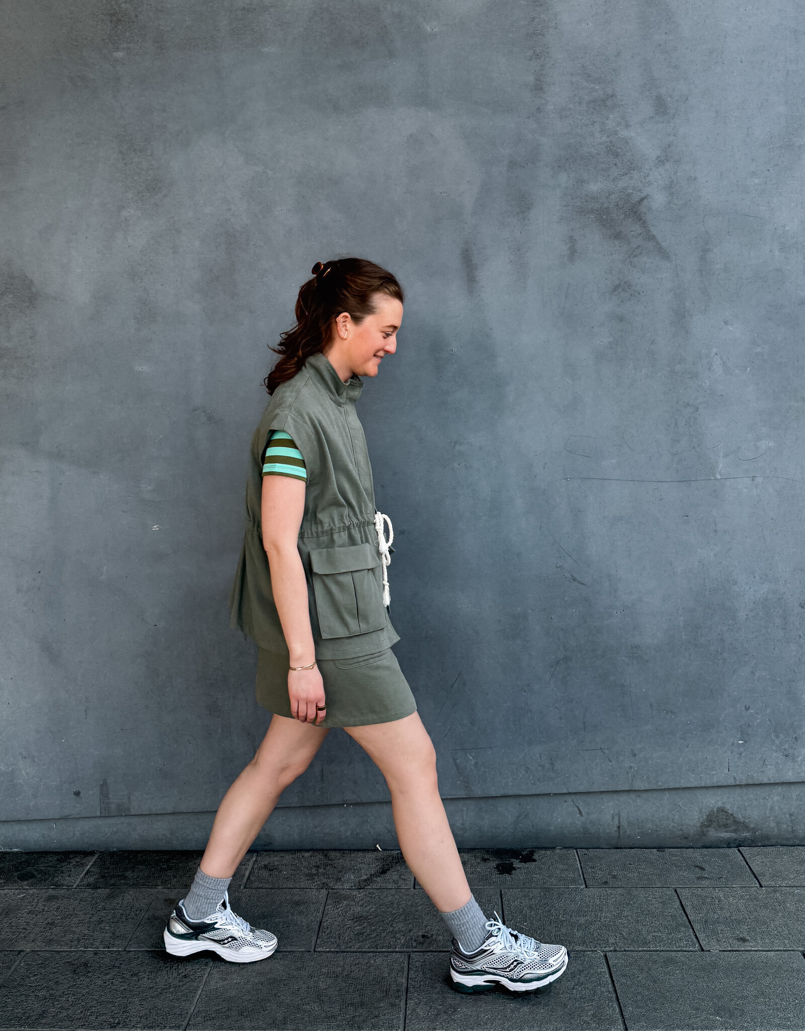 Orfeo - LMK Waistcoat 'Vivianna'  - Kaki - Orfeo