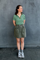 Damson Madder Polo 'Delphi' - Green - Damson Madder