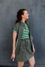 Damson Madder Polo 'Delphi' - Green - Damson Madder