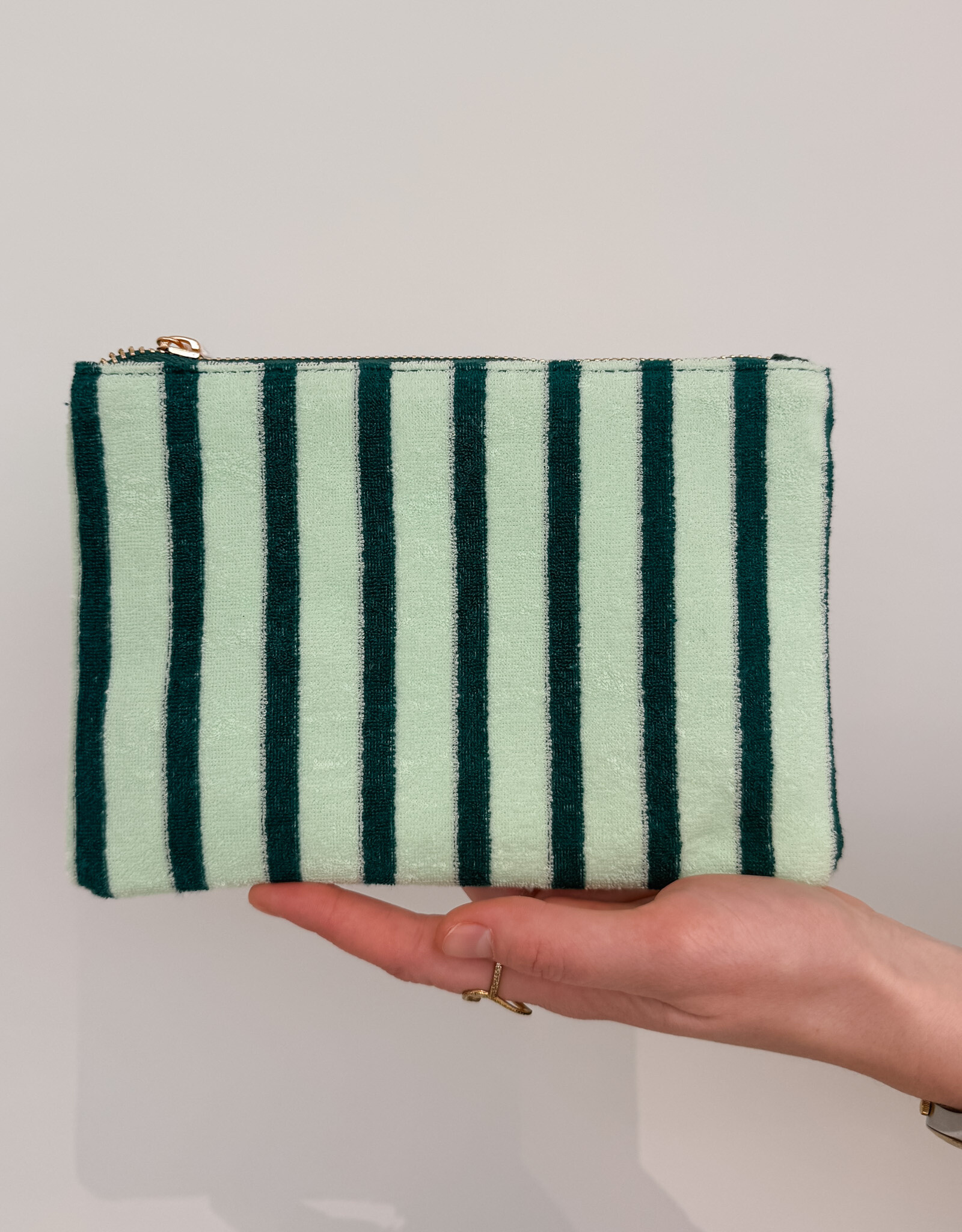 The Golden House Paris Pochette Stripe 'Carlijn' - Green/Pistache