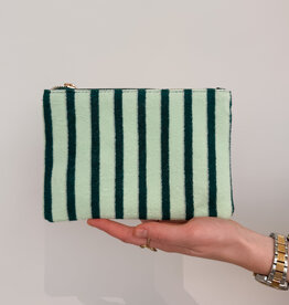The Golden House Paris Pochette Stripe 'Carlijn' - Green/Pistache