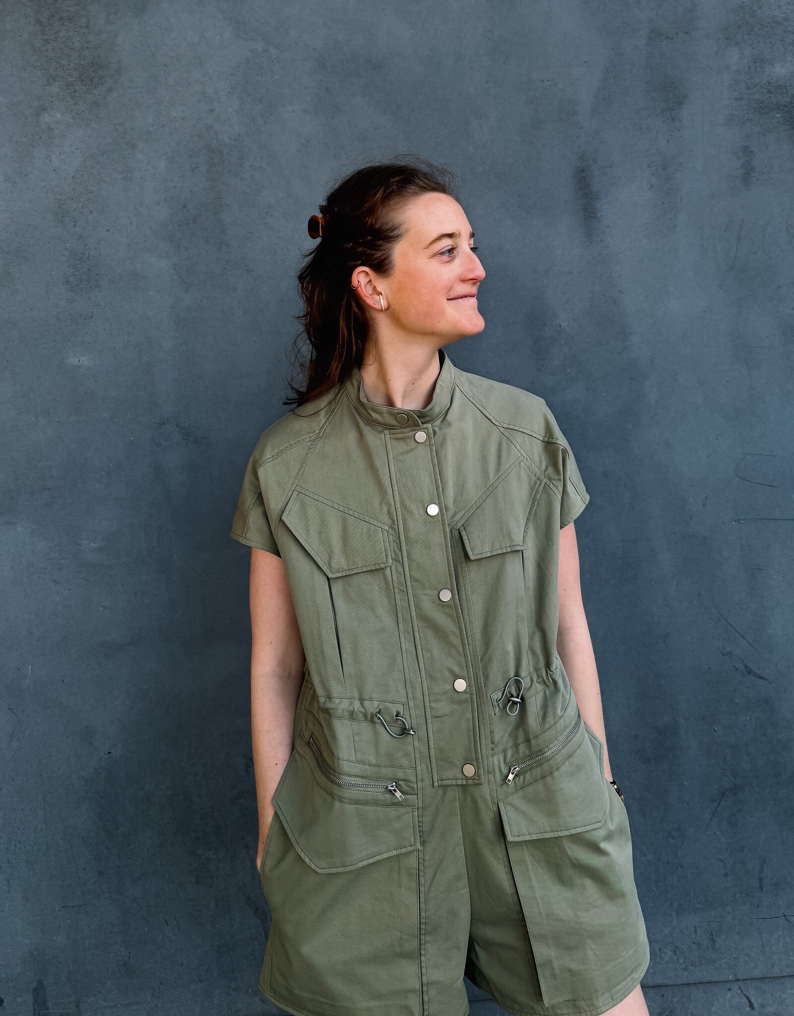 Orfeo - LMK Combi-Short 'Tessa' - Kaki -  Orfeo