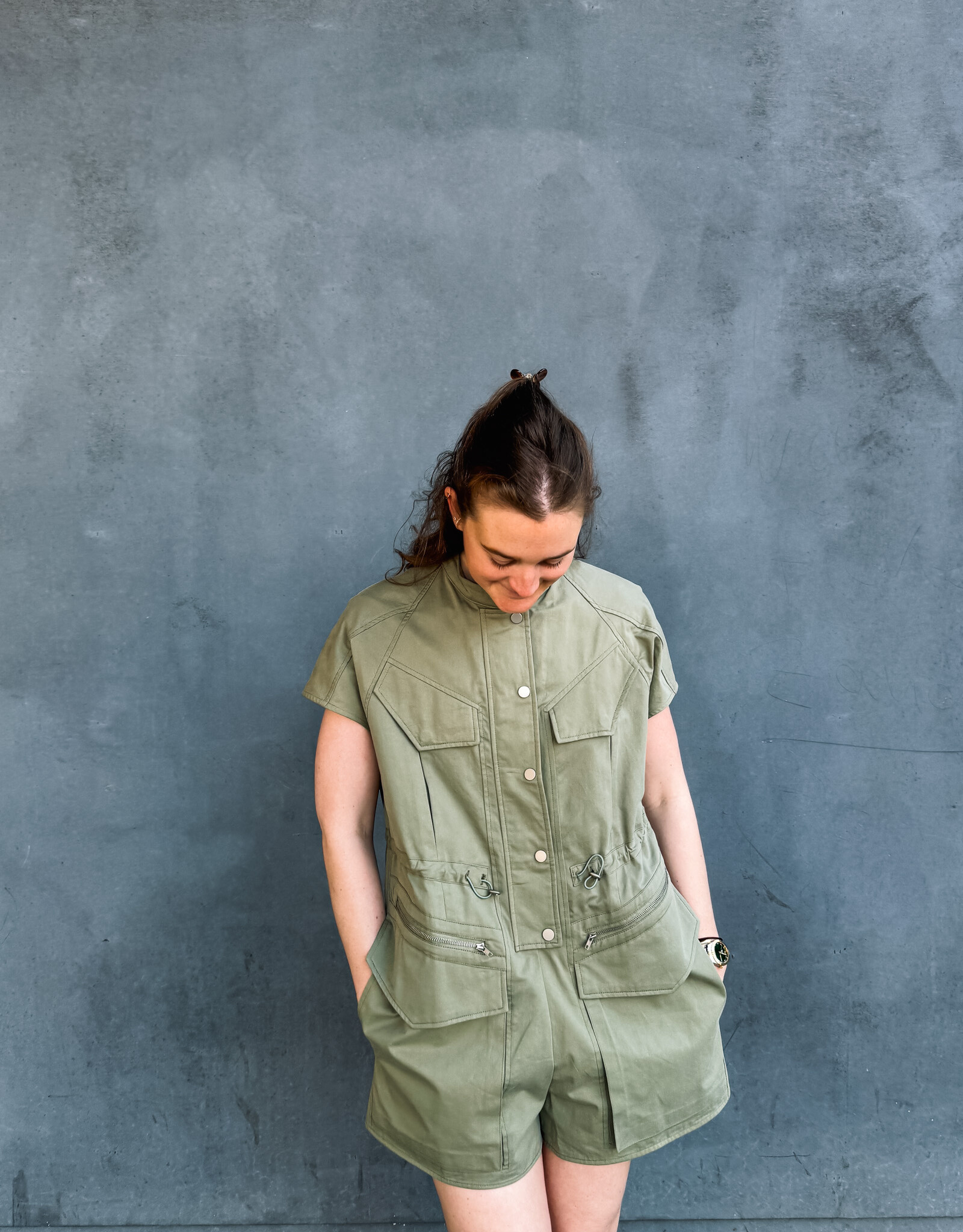 Orfeo - LMK Combi-Short 'Tessa' - Kaki -  Orfeo